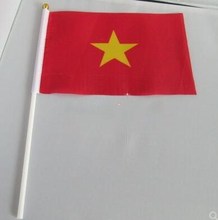 Señal de mano de Vietnam para agitar, bandera pequeña, 14x21 cm 2024 - compra barato