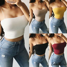 Summer Sexy Camis Women Top Sleeveless Shirt Sexy Slim Lady Bralette Tops Strap Skinny Vest Camisole 2024 - buy cheap