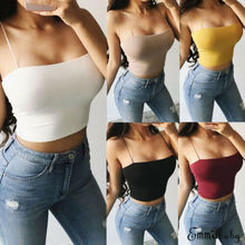 Verão sexy camis mulheres camisa sem mangas sexy magro senhora bralette topos cinta magro colete camisola 2024 - compre barato