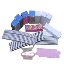 44pcs Manicure Set Nail Files Kit Buffer Block Sanding File Extension Kits Professional UV Gel Nail Brushes Tools For Nail Art 2024 - buy cheap