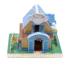 3D режим Дом DIY головоломки игрушки наборы овсянка мастерская Пазлы Образование игрушка модель здания для детей и взрослых игрушки подарок 2024 - купить недорого