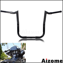 Para harley 12 "14" 16 "rise macaco bagger barra para touring electra glide batwing dresser bagger 1-1/4" guiador ape cabide barra 2024 - compre barato