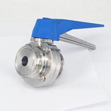 3/4" 19mm SS304 Stainless Steel Sanitary Tri Clover Clamp Butterfly Valve Brew beer 2024 - buy cheap