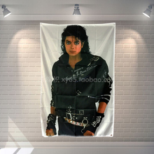 "Michael Jackson" Rock Band Poster Banners Bar Cafe Hotel Theme Wall Decor Hanging Art Waterproof Cloth Polyester Fabric Flags 2024 - buy cheap