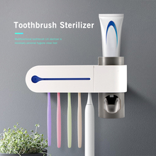 UV Light Ultraviolet Toothbrush Automatic Toothpaste Dispenser Sterilizer Toothbrush Holder Cleaner Support Dropshipping 2024 - buy cheap