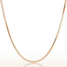 Ожерелье женское под розовое золото, 45 см 2024 - купить недорого