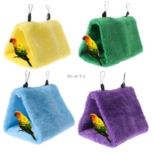 Mascotas hamaca para loro pájaro colgando cama de la casa de invierno cálido jaula tipo nido tienda 2024 - compra barato
