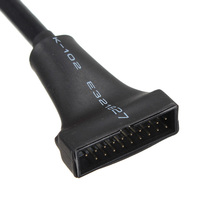 Новый USB 3,0 20 Pin папа 2,0 9Pin Материнская плата Дом конвертер адаптер кабель LSMK99 2024 - купить недорого