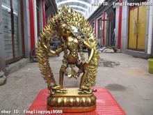 Buda fane do tibete dourado, estátua de bronze vasya-vajravarara divindades femininas 2024 - compre barato