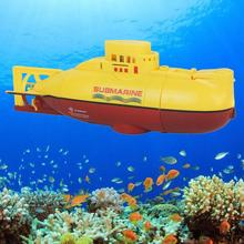 MiNi barco submarino de juguete remoto para niños, juguete submarino con control remoto, profundidad, rotación de 360 °, 6 CANALES, 40mhz / 27mhz 2024 - compra barato