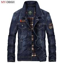 Fashion 2020 New Style Men's Denim Jackets Men Military Jeans Jacket Top Quality MYDBSH Brand Male Bomber Coats Casual Jackets 2024 - buy cheap