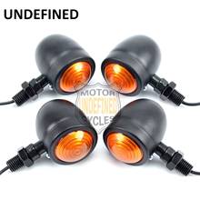 4pcs Motorcycle Black Amber Turn Signals Light Indicator 10mm For Harley Honda Yamaha Kawasaki Suzuki Aprilla ATV Dirt Bike 2024 - buy cheap