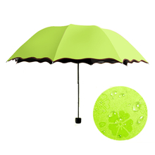 women's umbrella 2015 New Arrival Princess Magic Flowers Dome Parasol Sun/Rain Folding Umbrella Hot Sale Color umbrella 2024 - buy cheap