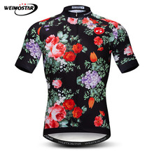 Weimostar 2021 Summer Breathable Cycling Jersey Pro Team Bicycle Cycling Clothing Short Sleeve Men MTB Bike Jersey Wear Clothes 2024 - buy cheap