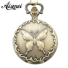Antique Retro Vintage Ball Metal Steampunk Quartz Necklace Pendant Chain Small Pocket Watch For Gift 2024 - buy cheap