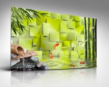 Papel de parede 3d para decoração de casa, papel de parede 3d para paisagem e bambu, estereoscópico 2024 - compre barato