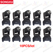 SONGXU-haz de luz LED RGBW con cabezal móvil/SX-MH0110, 10 unidades/lote 2024 - compra barato