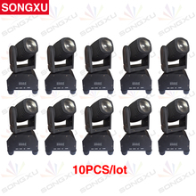 SONGXU 10 шт./лот 10 Вт RGBW LED Луч движущийся головной свет/SX-MH0110 2024 - купить недорого