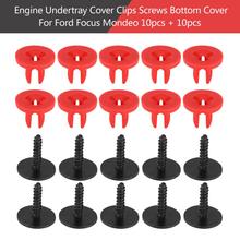 20pcs Car Engine Undertray Cover Clips Screws Bottom Cover Shield Guard for Ford Focus Mondeo 2024 - buy cheap