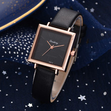 Fashion and Casual Women Wrist Leather Band Watch Luxury Quartz stainless steel Watch relogio feminino Square Analog Clock B50 2024 - buy cheap