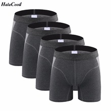 4Pcs/lot New High Quality Brand Mr Men's Cotton Boxers Shorts Fashion Sexy Long Underwear Mans Large Size XXXL Bodysuit Undepant 2024 - buy cheap