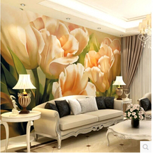 Papel tapiz fotográfico personalizado, murales de flores retro Para sala de estar, dormitorio, restaurante, Fondo de pared impermeable en relieve 2024 - compra barato