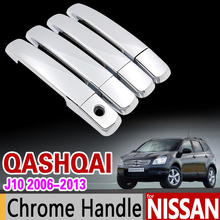 Chrome Handle Cover Trim for Nissan Qashqai J10 Dualis 2006 2007 2008 2009 2010 2011 2012 2013 Accessories Sticker Car Styling 2024 - buy cheap