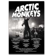 Hot Arctic Monkeys Am Tour Alex Turner Suck-Silk Art Poster Wall Sticker Decoration Gift 2024 - buy cheap