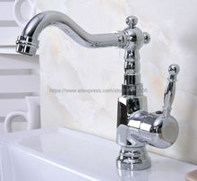 Polished Chrome Single Handle Bathroom Vanity Sink Faucet Basin Faucet Deck Mount Mixer Tap Bnf924 2024 - buy cheap