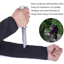 1 пара стальная проволока порезов рукава для защиты рук гвардии наручей истиранию Защитная повязка 2024 - купить недорого