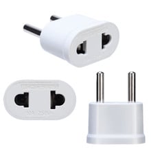 US USA EU EURO Europe Travel Power Plug Adapter Charger Converter USA converter White 2024 - buy cheap