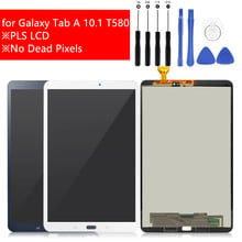ЖК-дисплей для Samsung Galaxy Tab A 10,1, сенсорный экран в сборе, ЖК-дисплей для Galaxy Tab A 10,1, T580, T585, SM-T580 2024 - купить недорого