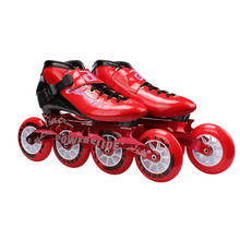 Japy speed inline patins, em fibra de carbono, profissional 4*100/110mm, competição, 4 rodas, patins, semelhante ao powerslide 38 2024 - compre barato