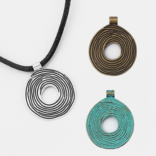 5pcs Verdigris Patina/Ancient Greek Bronze Spiral Swirl Oval Charms Pendants for Necklace Jewelry DIY Findings 2024 - buy cheap