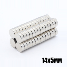 50Pcs 14 x 5 mm N35 NdFeB Super Strong Round Cylinder Disc sheet Magnets 14x5 14mm*5mm Rare Earth Neodymium 14mm x 5mm 2024 - buy cheap