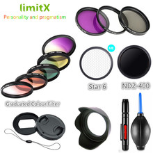 Kit de filtro UV CPL ND FLD, estrella de color, anillo adaptador y tapa de capó de lente para Sony RX100 VII VI VA V IV III II 7 6 5 4 3 2 2024 - compra barato