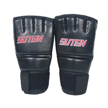 Искусственная кожа ММА Муай Тай тренировочный Пробивной мешок митенки спарринг боксерские перчатки тренажерный зал C55K распродажа 2024 - купить недорого