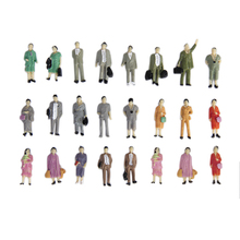 New Arrivals 24pcs Painted Model Train Standing Posture People Figures Scale HO (1 to 87) P87-12 Model Building Kits for Layout 2024 - buy cheap