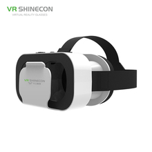 VR Shinecon Мини Портативный виртуальной реальности VR очки онлайн 3D Moives игры VR шлем для iPhone Android 4,7-6 "смартфон подарок 2024 - купить недорого