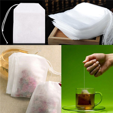 Bolsitas vacías para té perfumado con sello de cuerda, papel de filtro Para hierbas, Té suelto, 100 unidades/lote, 5,5x7CM 2024 - compra barato