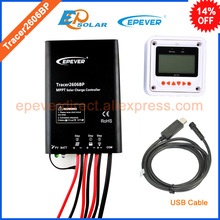 mppt tracer BP series Tracer2606BP solar tracking controller MT50 remote meter and USB communication cable 10A 10amp 2024 - buy cheap