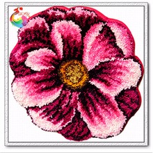DIY Latch Hook Rug Kits Unfinished Crocheting Carpets 3D Yarn Needlework Cushion Set for Embroidery Carpet Flower picture Mat 2024 - buy cheap