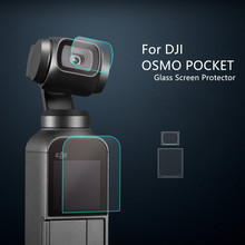 Vidro temperado para dji osmo bolso câmera lente protetor de tela película protetora guarda 2024 - compre barato