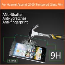 Película de vidro temperado 2.5d 0.26mm para huawei ascend g700 protetor de tela lcd hd 5.0 "para ascenascend g700 2024 - compre barato