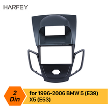 Harfey negro 2Din coche Radio Fascia Marco de Audio tablero bisel embellecedor reajuste Kit para 2008 2009 2010 2011Ford Fiesta kit de instalación 2024 - compra barato