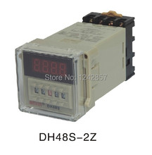 Цифровое реле времени DH48S-2Z 24 В постоянного тока реле задержки времени предварительная разработка реле времени 2024 - купить недорого