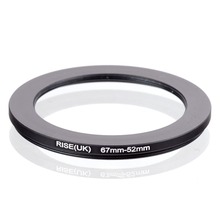 RISE(UK) 67mm-52mm 67-52mm 67 to 52 Step down Ring Filter Adapter black 2024 - buy cheap