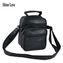 High quality leather handbag men messenger bags Outdoor mini brand vintage shoulder men's travel bag.TS39FE 2024 - купить недорого