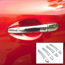 Хромированная накладка на дверную ручку для Mazda 3 Axela Bm со смарт-ключом безключевым отверстием верхний слой отделки 2013 2014 2015 2016 2024 - купить недорого