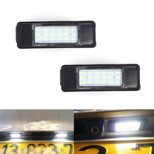 2x Автомобильные светодиодные лампы номерного знака без ошибок для Peugeot 106 107 1007 207 308 406 Citroen C2 C4 хэтчбек DS3 2024 - купить недорого